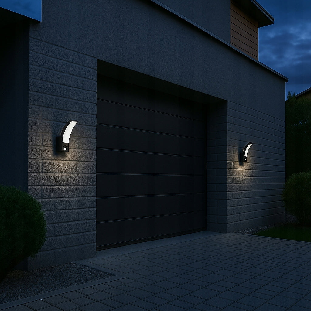 Outdoor LED Wall Lamp 12W MOTION SENSOR Wall Facade Garden Lamp Manufacturer code 9519