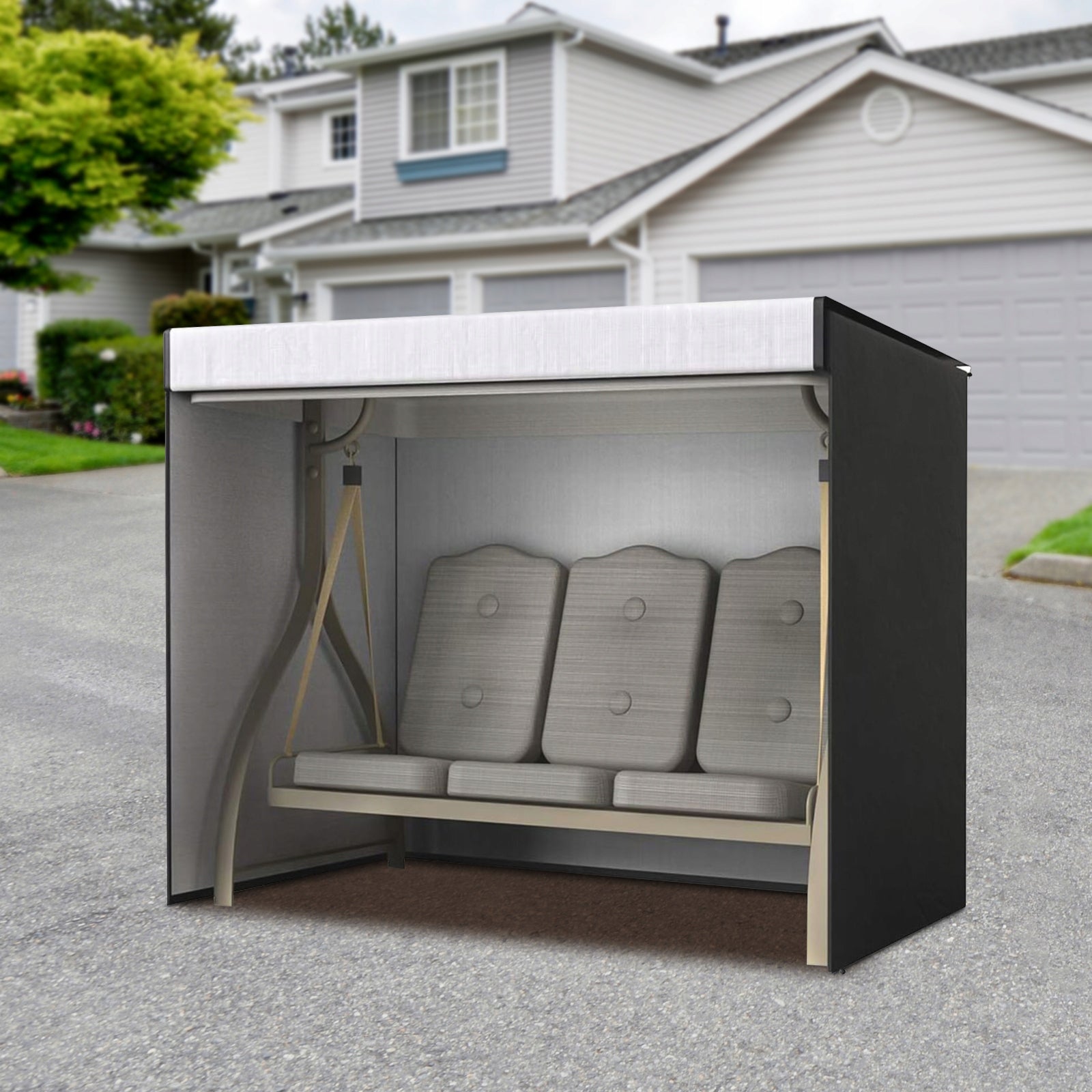 Outdoor Swing Cover, Swing Top Cover, Garden Swing Seat Cover, Oxford Cloth Product width 120 cm