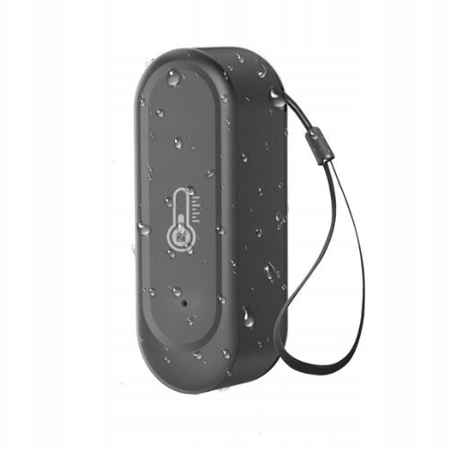 Outdoor Temperature and Humidity Sensor IP65 ZigBee Tuya Black Alarms Manufacturer code SB1505