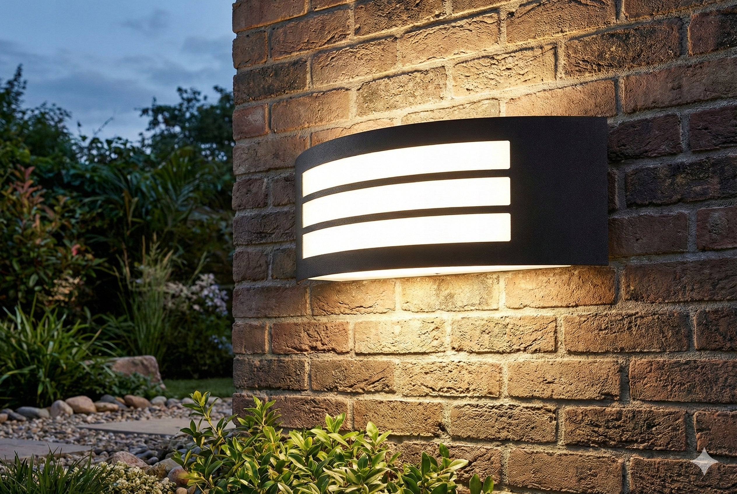 Outdoor Wall Lamp Facade LED Wall Lamp E27 Black IP44 40W Manufacturer code 7057