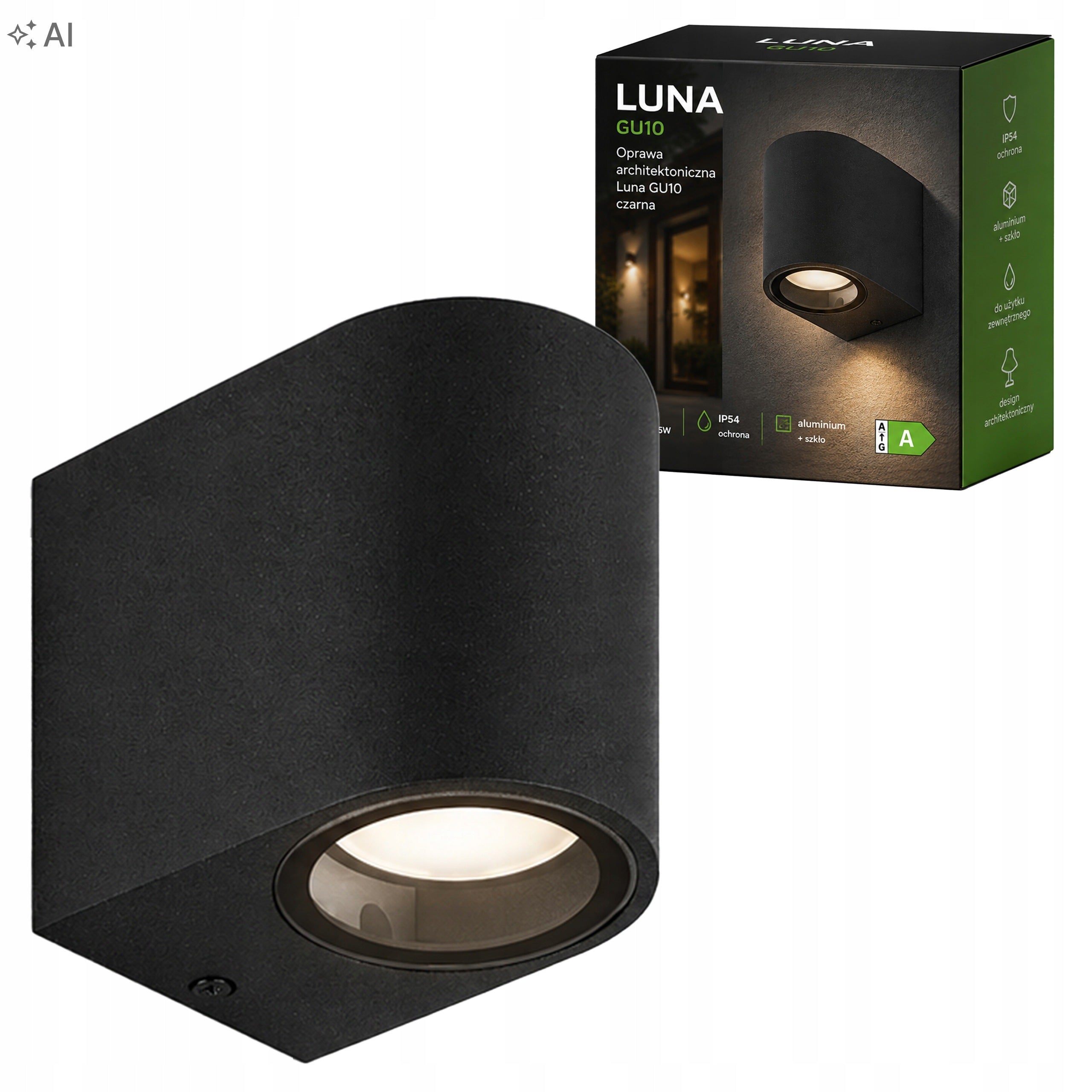 Outdoor Wall Lamp GU10 Outdoor Facade LED Garden Lamp