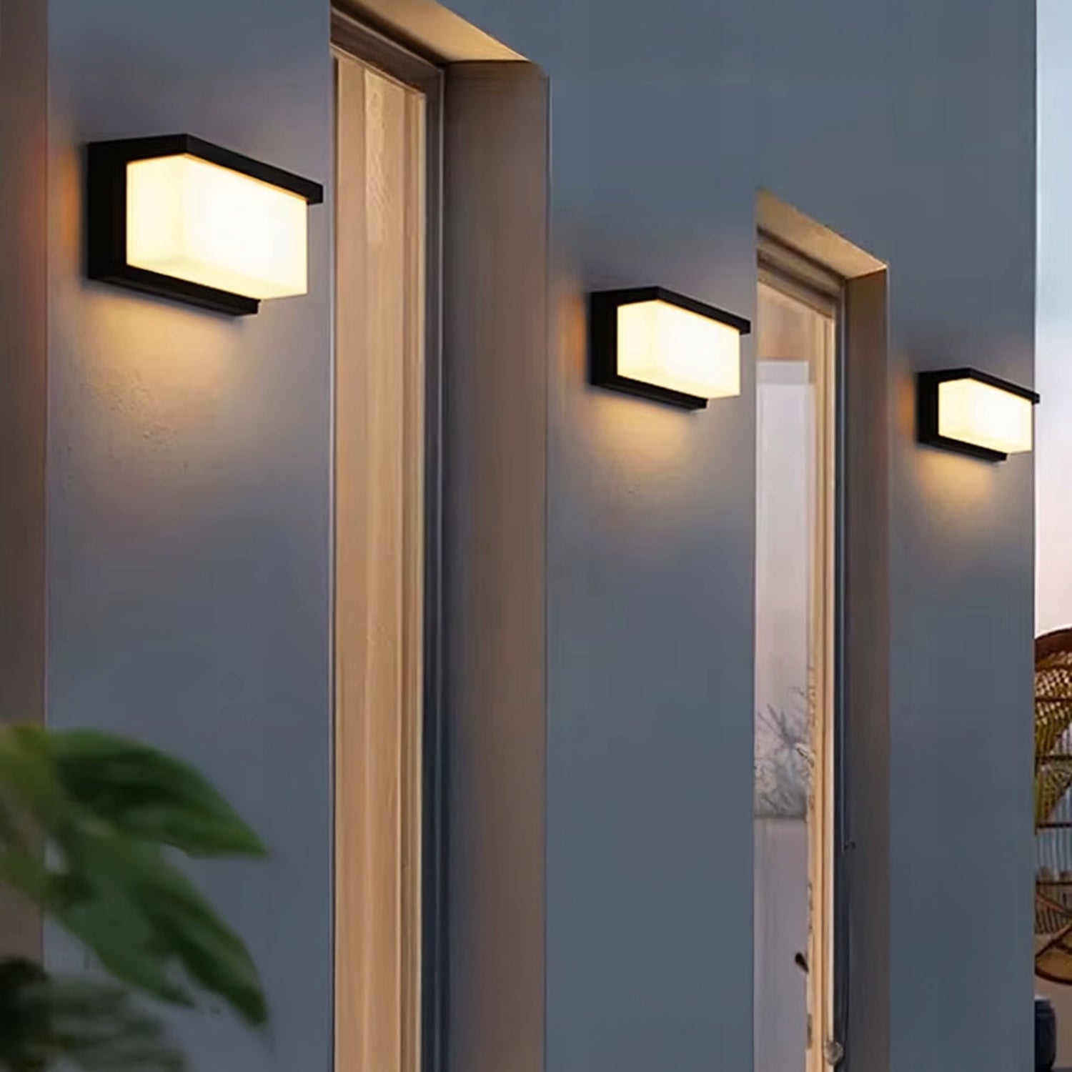 Outdoor Wall Lamp LED Garden Facade Lamp Wall 10W 600 lm IP54 Batteries included yes