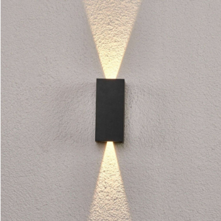 Outdoor Wall Lamp LED Garden Facade Lamp Wall Adjustable 6W IP65 Length/height 20 cm