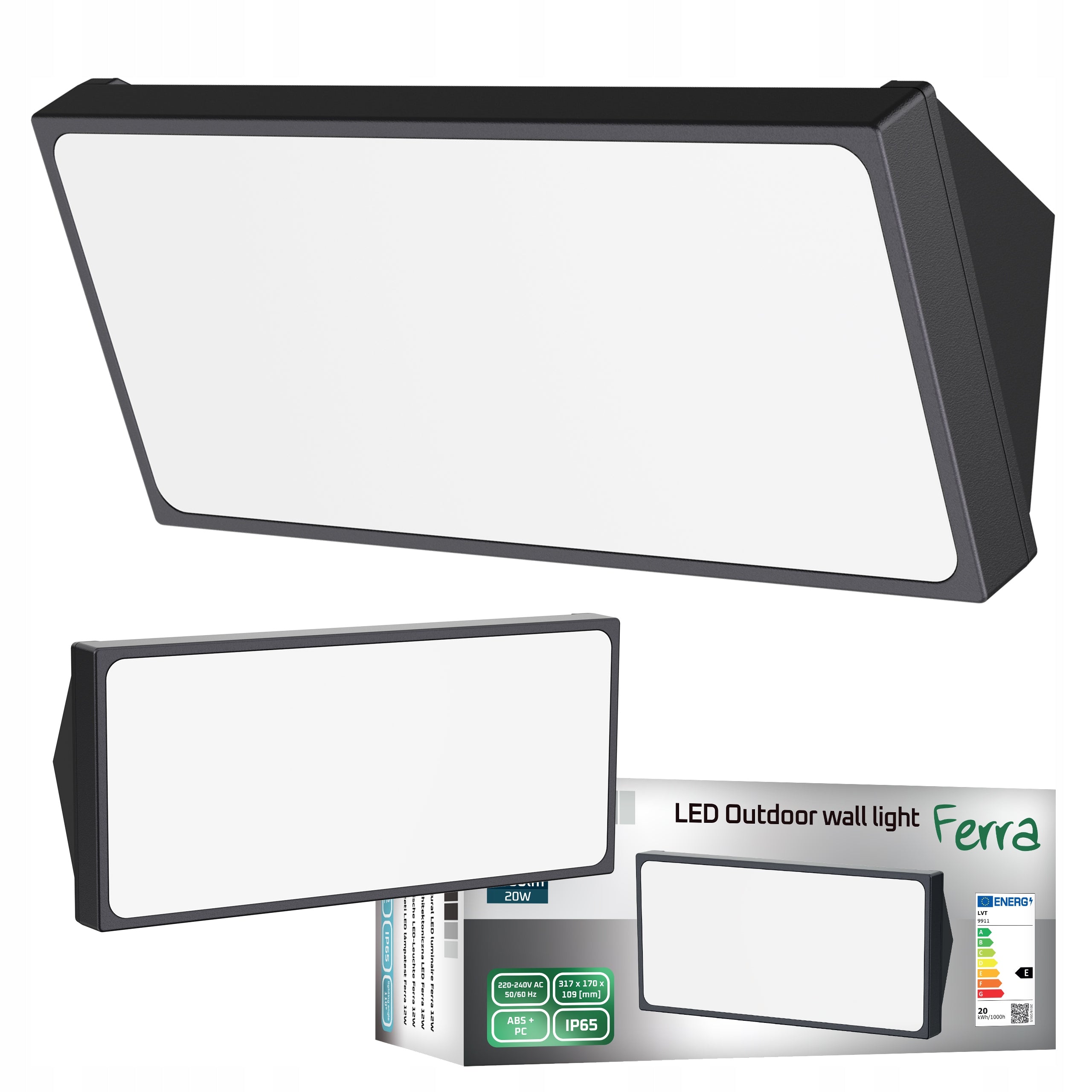 Outdoor Wall Lamp LED Garden Lamp 20W Facade Wall