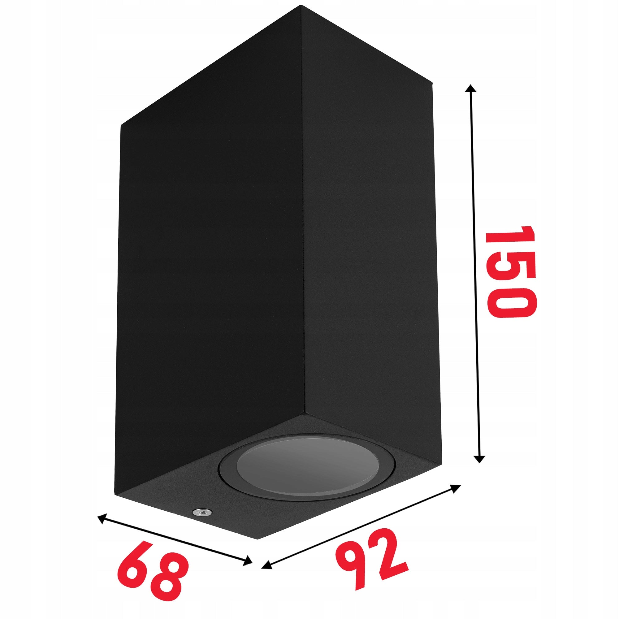 Outdoor Wall Lamp LED Wall Mounted Garden Facade Lamp GU10 Black MODERN EAN (GTIN) 5905476775238