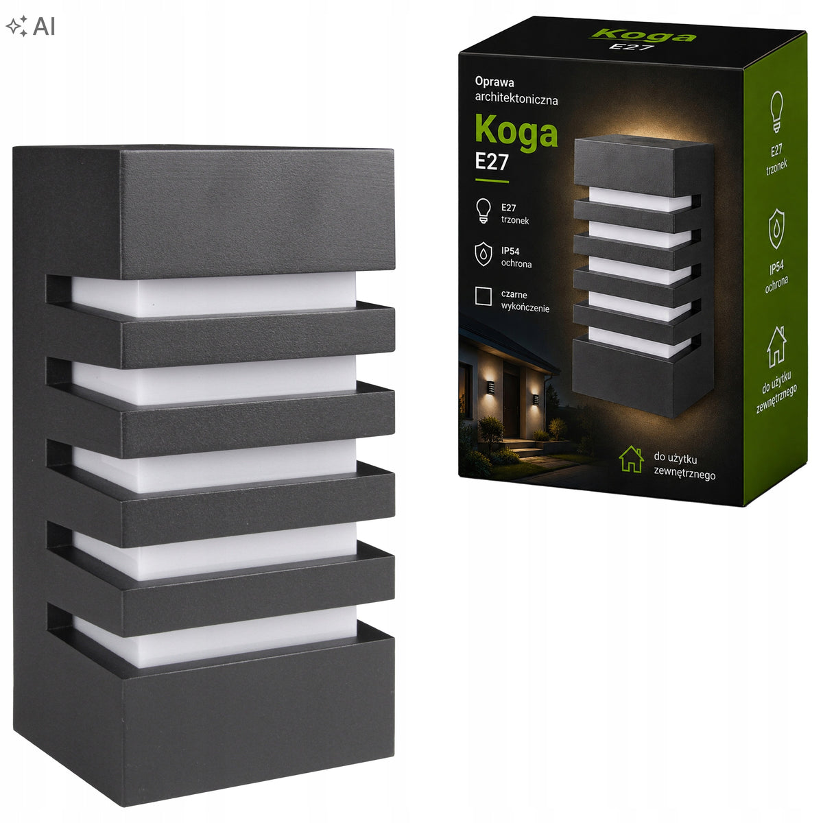 Outdoor Wall Lamp Outdoor Facade Wall Lamp E27 LED