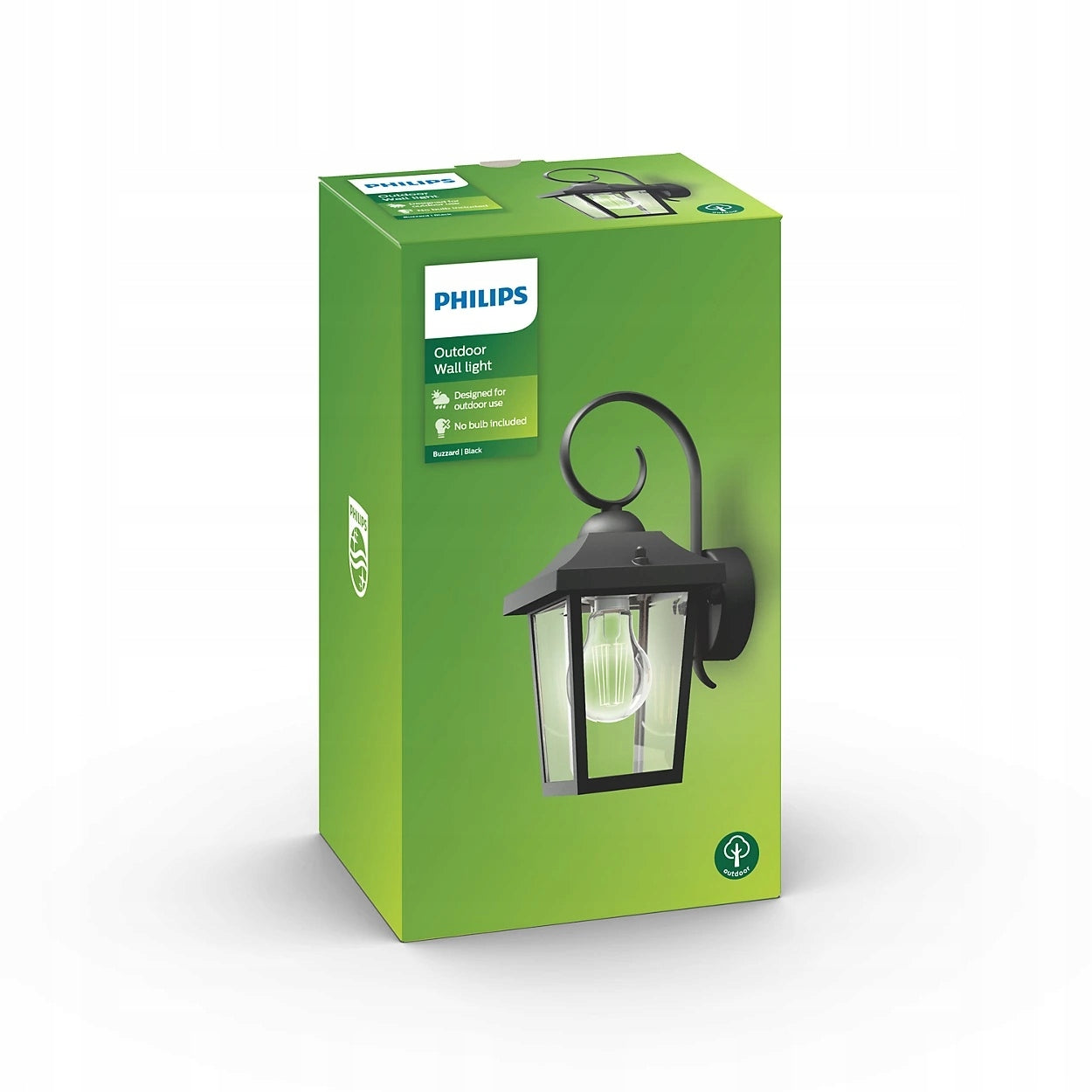 Outdoor Wall Lamp PHILIPS BUZZARD LED Facade Lamp E27 Garden IP44 Brand Philips