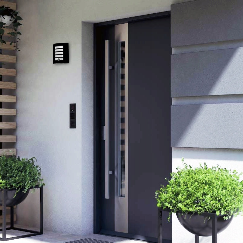 Outdoor Wall Lamp Wall Sconce with Motion and Dusk Sensor for LED E27 Light source power 0 W