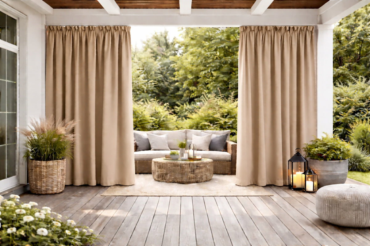 Outdoor Waterproof Curtains 155x240 For Gazebo Garden Curtain Beige Manufacturer code 5905575583178
