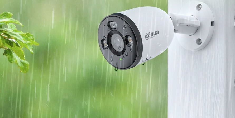 Outdoor WiFi Camera 5MPx DAHUA F5D-PV Detection Deterrence Dual Light Certificates of conformity CE WEEE