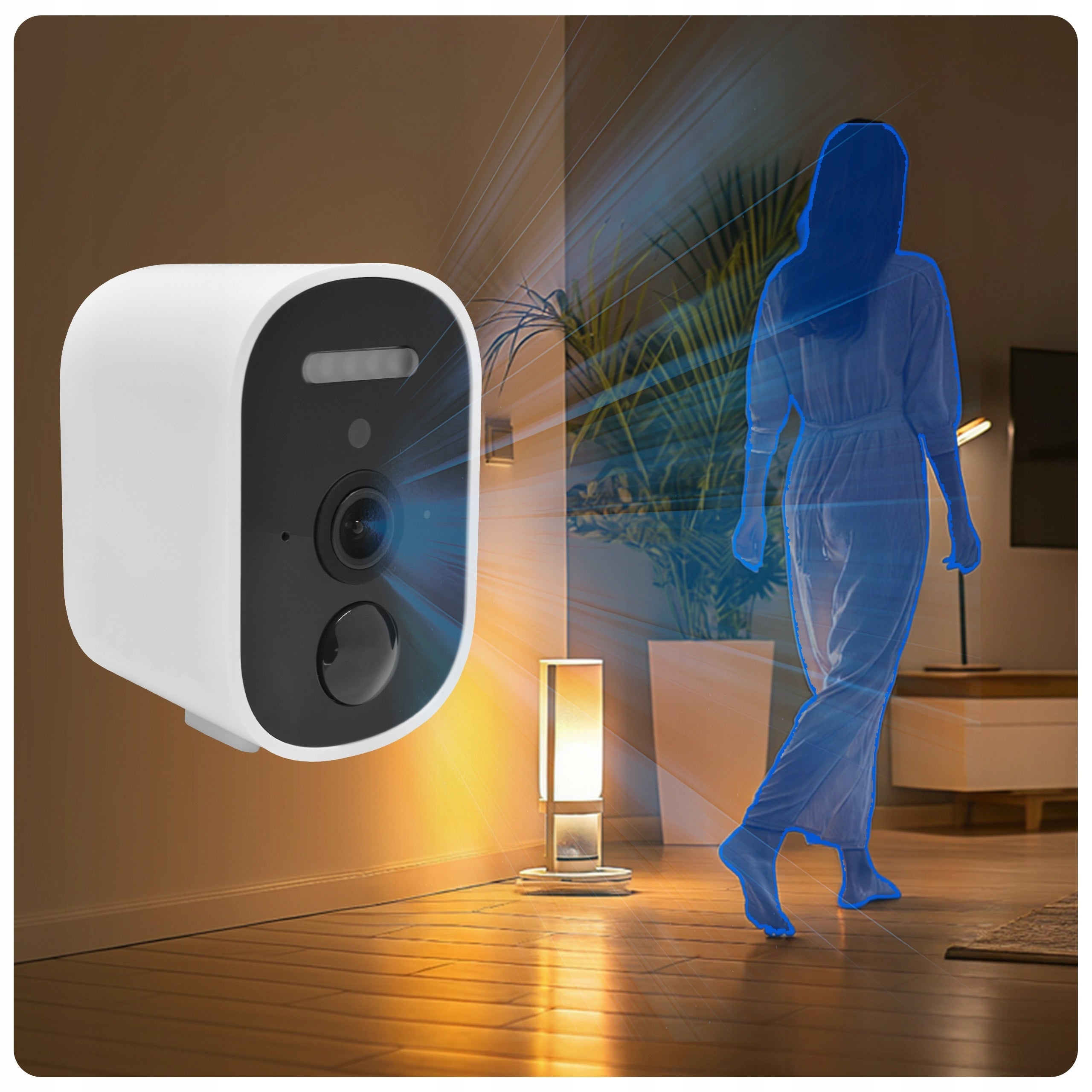 Outdoor WiFi Camera Wireless Battery Operated 3Mpx PIR microSD 128GB Certificates of conformity CE WEEE