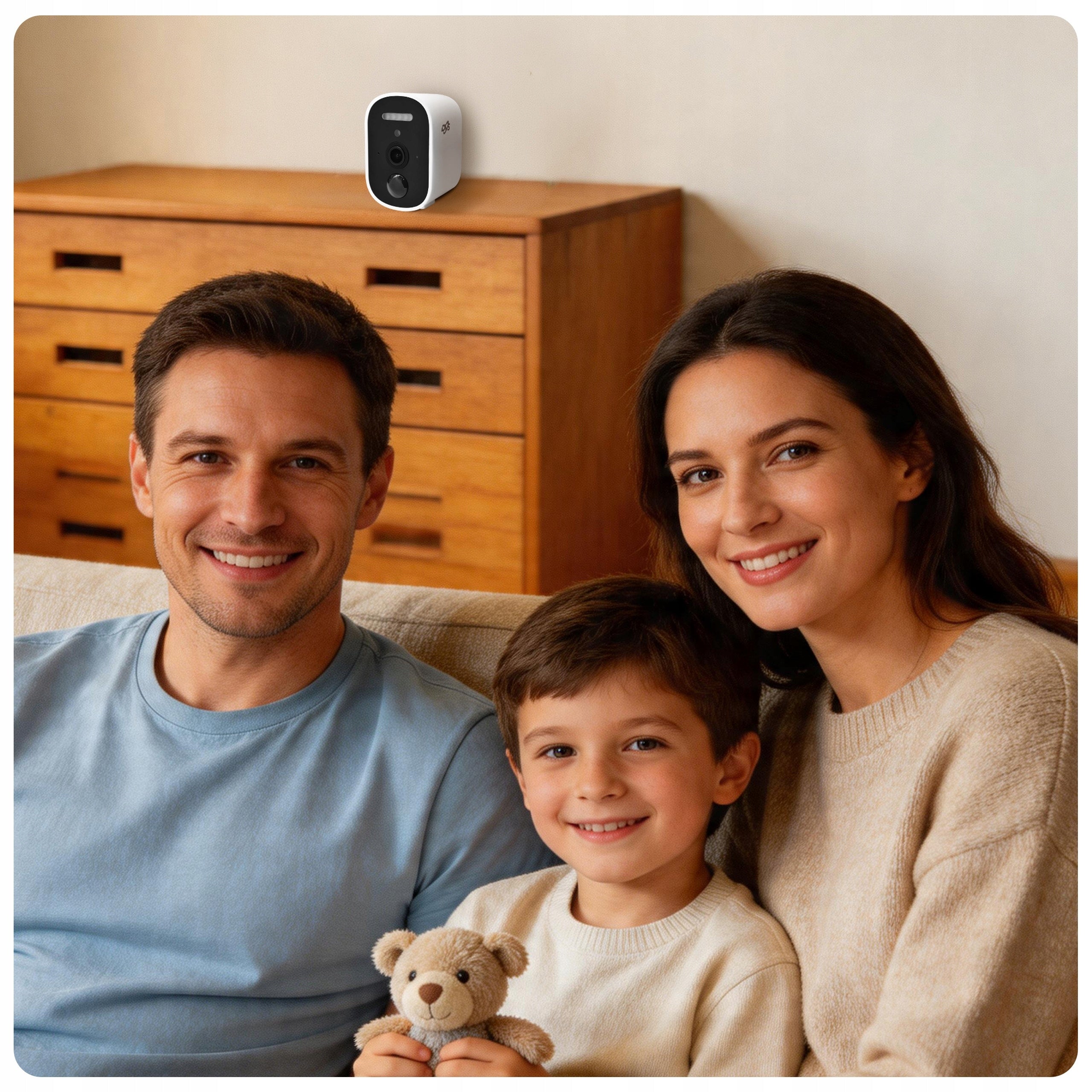 Outdoor WiFi Camera Wireless Battery Operated 3Mpx PIR microSD 128GB Manufacturer code DVS-MP3036EBC-IRW kamera na baterie WiFi 3Mpx