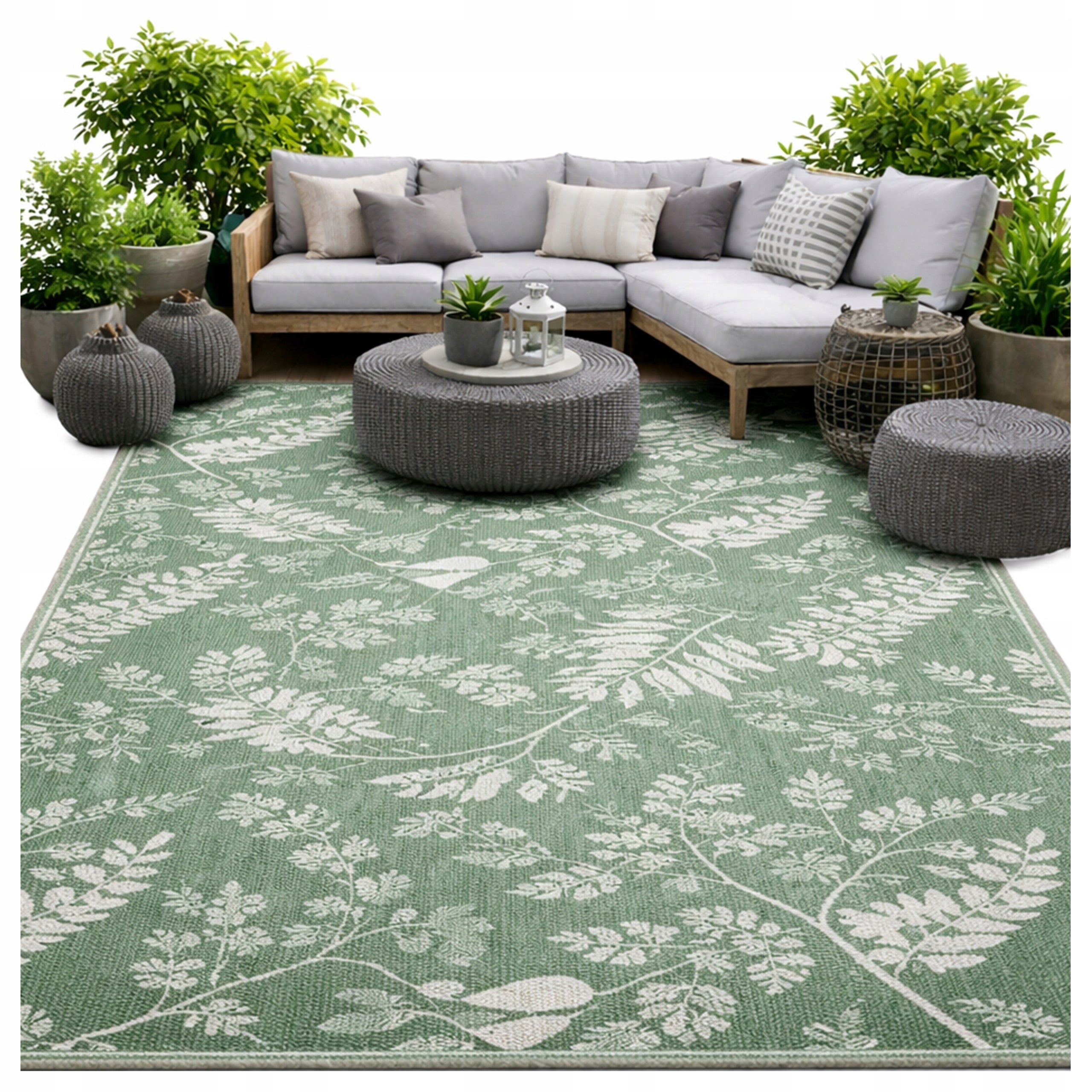 Outdoor carpet 160x230 cm terrace waterproof for terrace balcony for garden