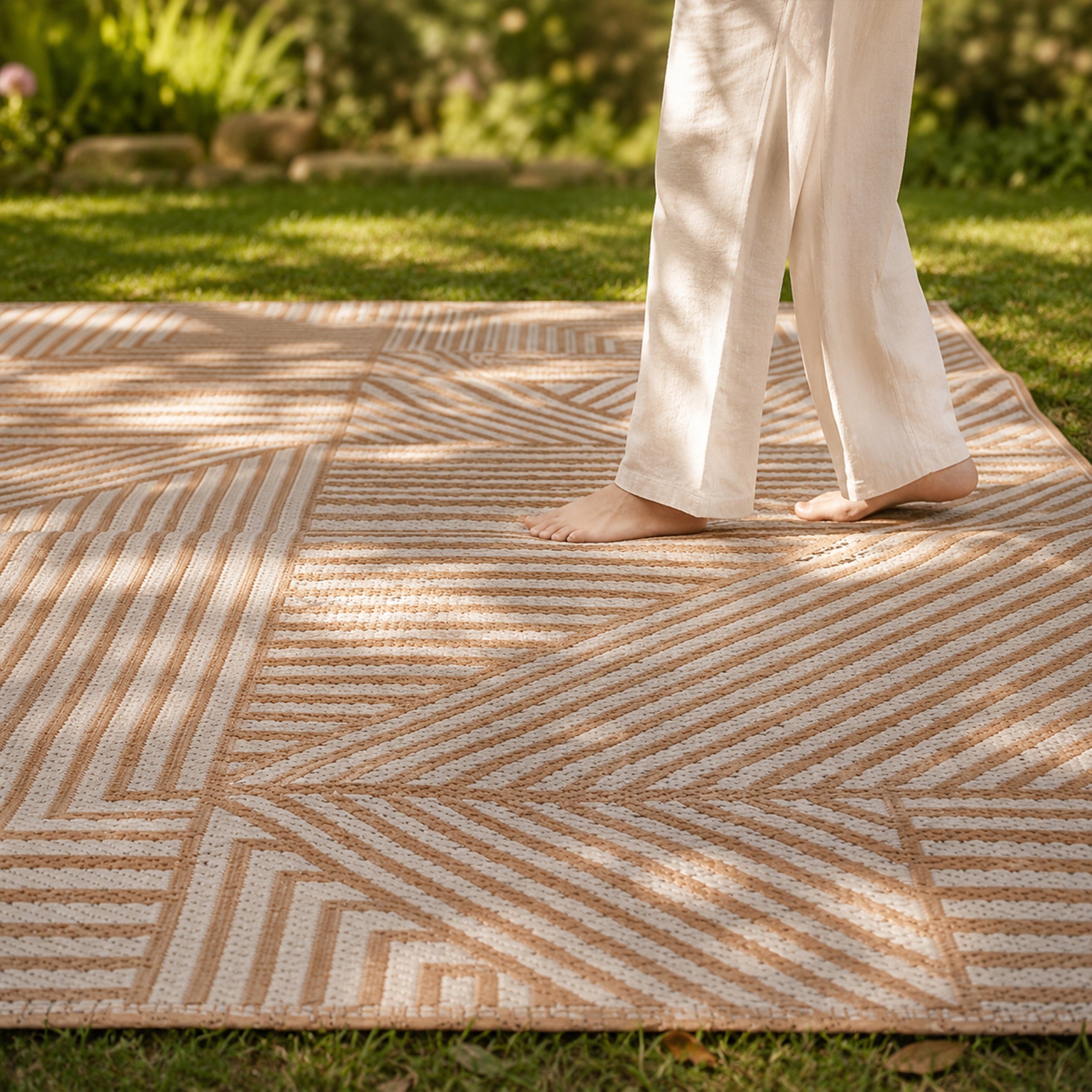 Outdoor carpet terrace mat 160x220 cm waterproof terrace balcony camping Brand Strado