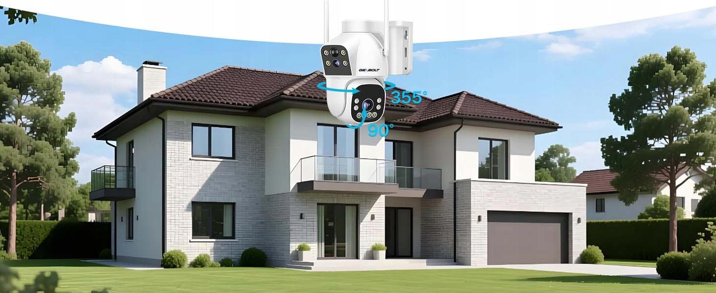Outdoor solar 8W 7/24 Record Battery WIFI IP Camera F1.6 Wireless 4xZOOM Model GB-217H WIFI Solarna CAMERA IP CCTV