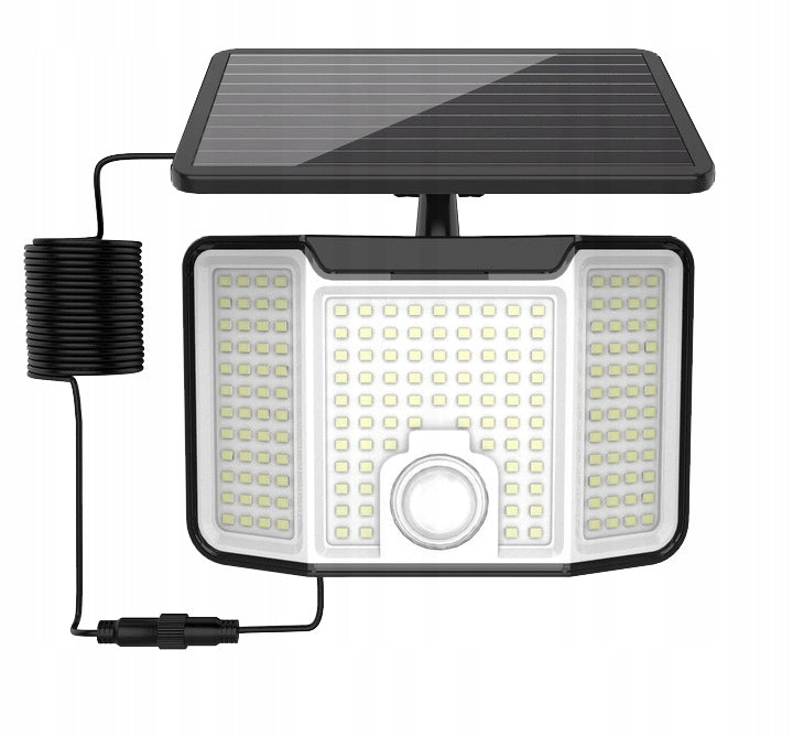 Outdoor solar lamp 800 lm 6000K + motion sensor and Zm. Packaging status original
