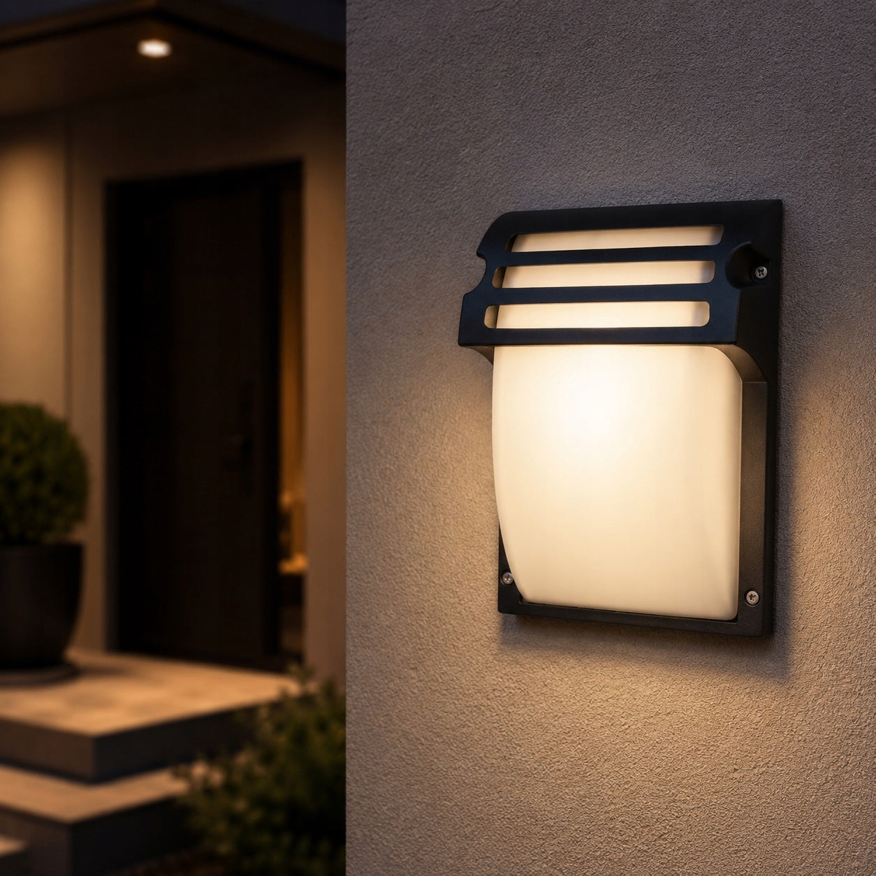 Outdoor wall lamp, external facade garden lamp, E27 LED Manufacturer code Oprawa hermetyczna E27 na mur