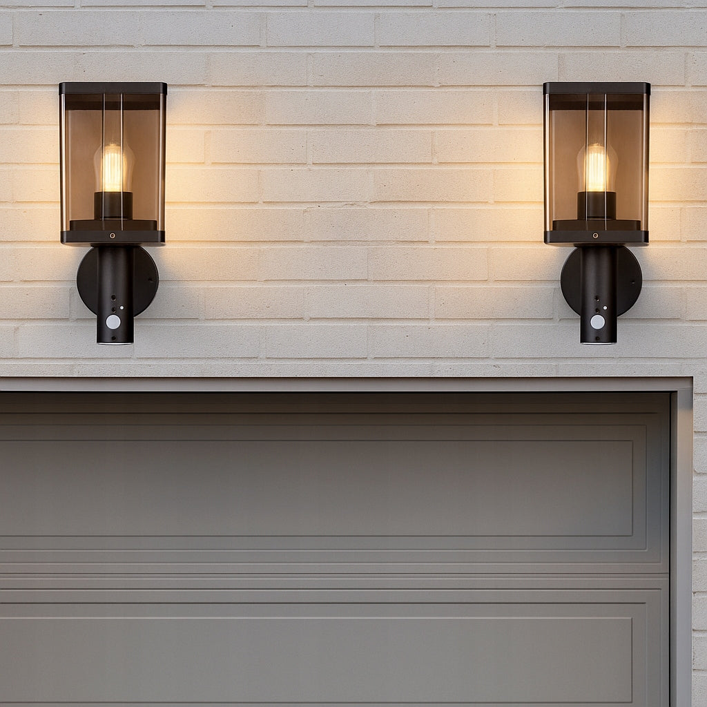 Outdoor wall lamp garden lamp MOTION SENSOR facade wall E27 wy2 Packaging status original