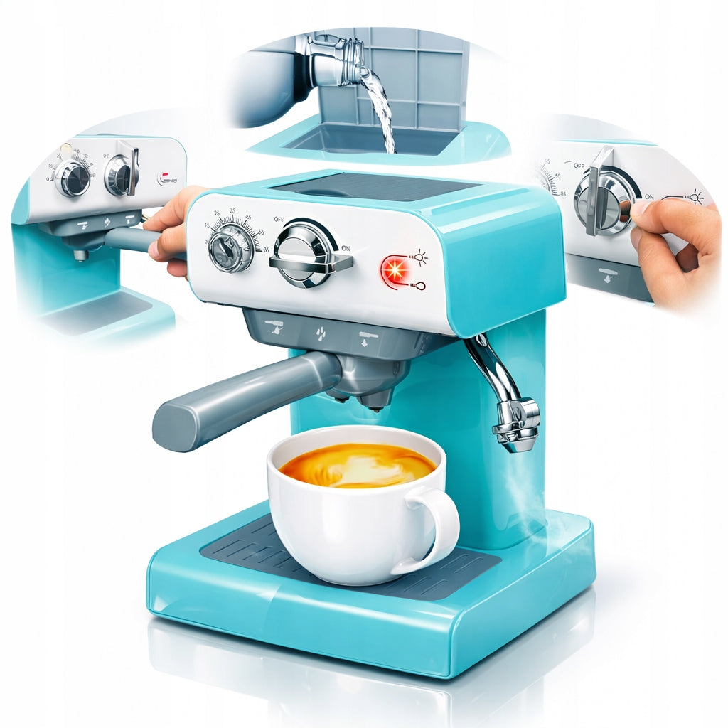 Overflow Flask Coffee Maker Milk Foamer Steam Water Sound Led