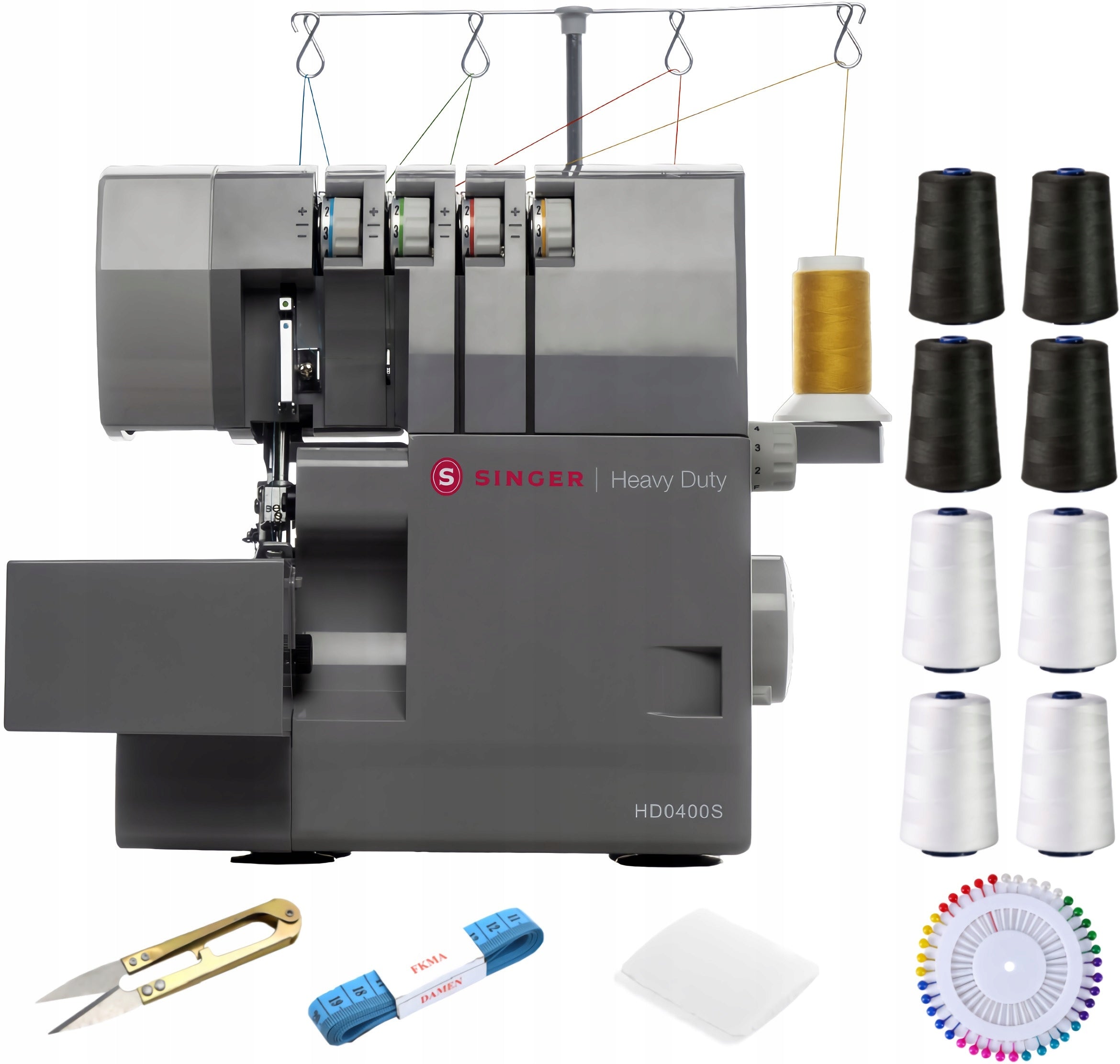 Overlock SINGER HD0405 110W 6 stitches Brand SINGER