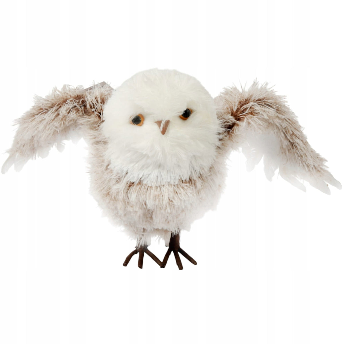 Owl Beautiful fluffy Christmas decoration winter decoration 45 cm DECORATION Packaging status original
