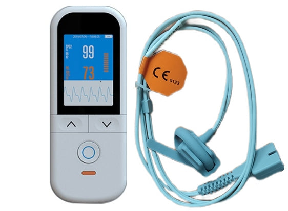 Oxygen Monitor 820A Pulse Oximeter for Infants, Newborns, Children with Band