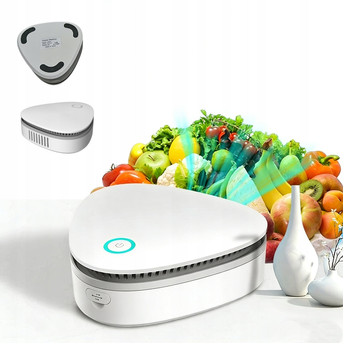 Ozonator purifies air and removes odors Air purifier