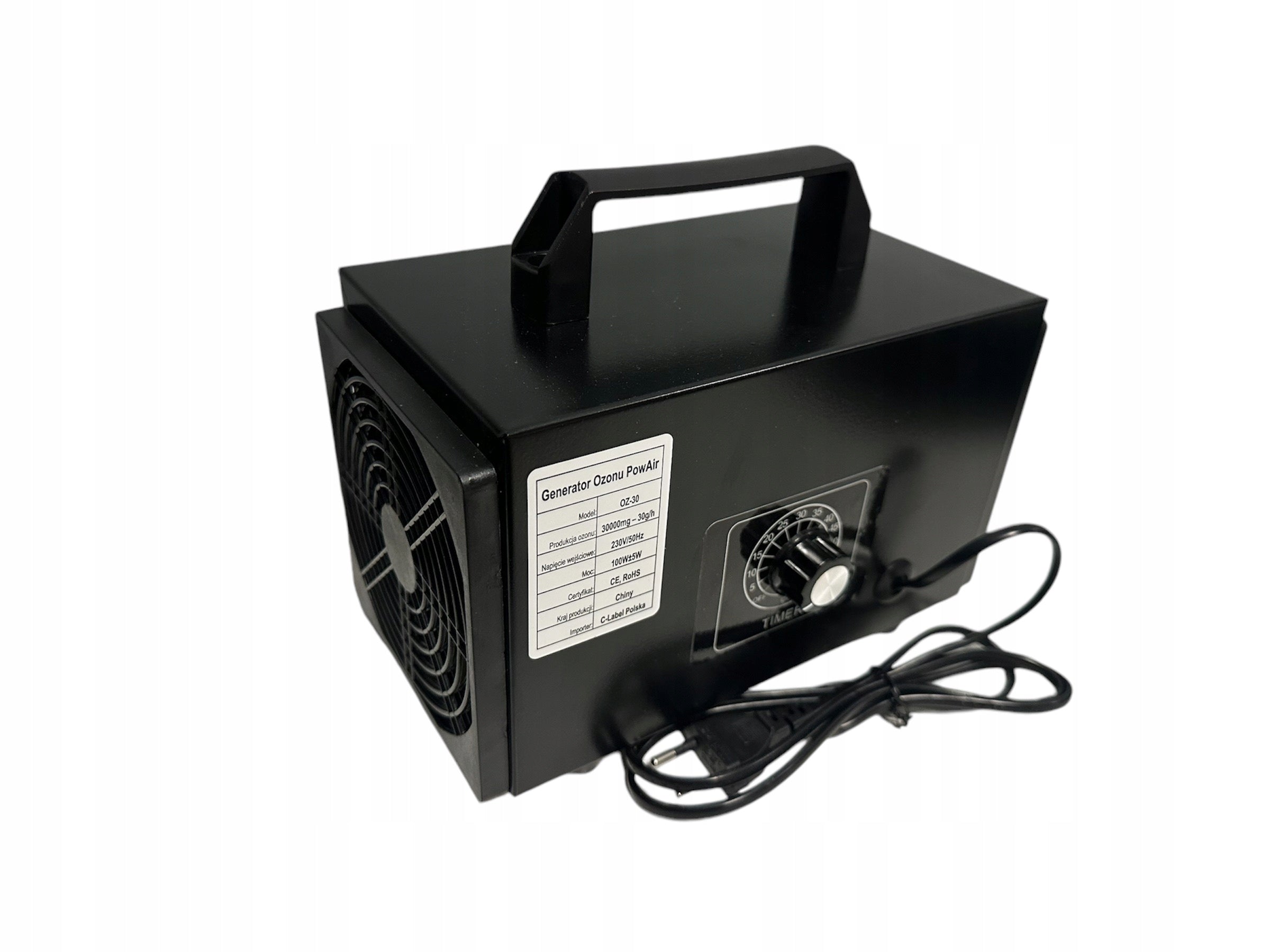 Ozone generator PowAir 30 000mg/h ODOR REMOVAL - DISINFECTION Manufacturer code OZ-30