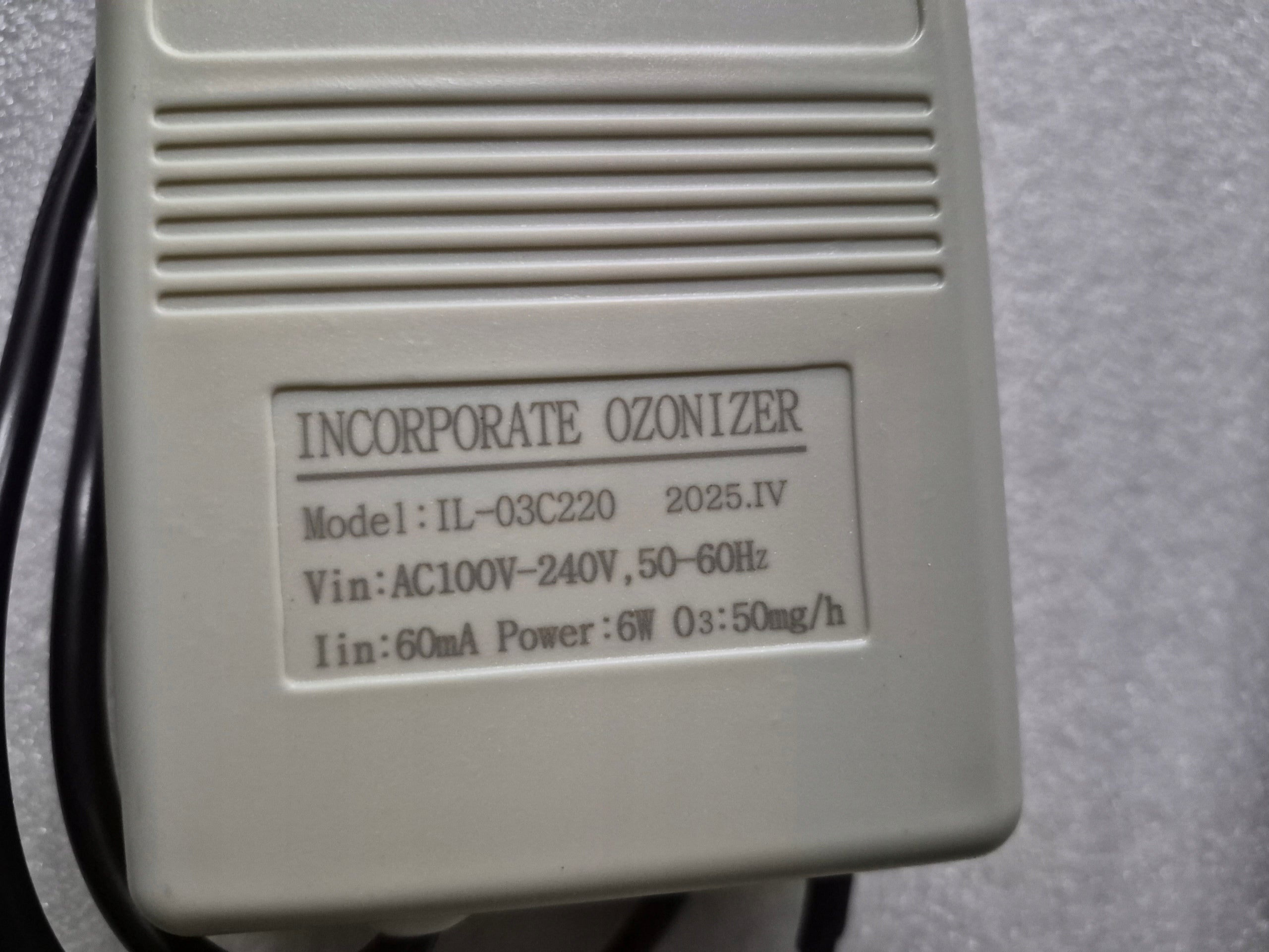 Ozone generator SPA Jacuzzi 230V 50mg/h IL-03C220 Balboa ozonator with pump Manufacturer code IL-03C220