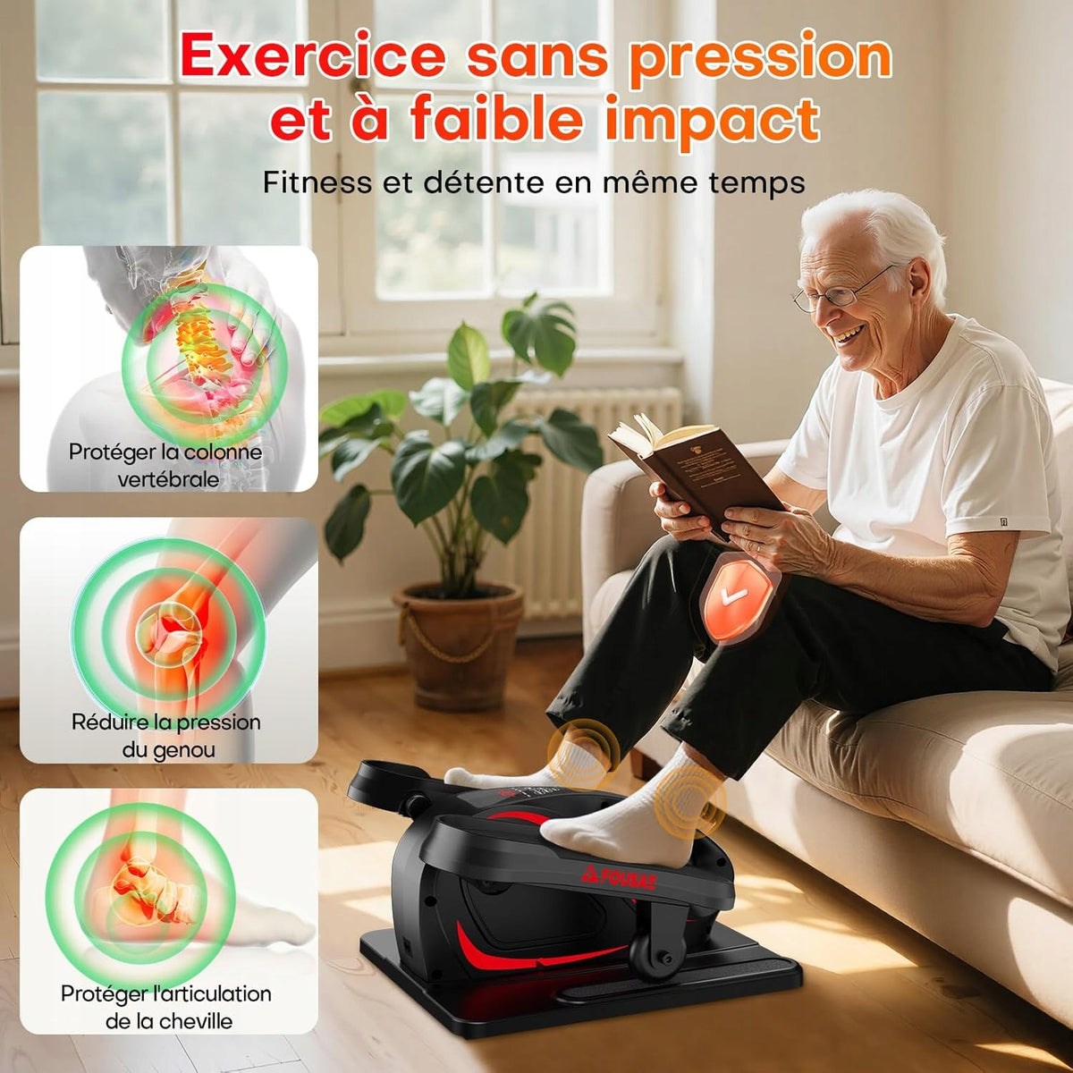 P30 FOUSAE Elliptical Trainer, 2 in 1, Miniature Electric Bike Manufacturer code FOUSAE