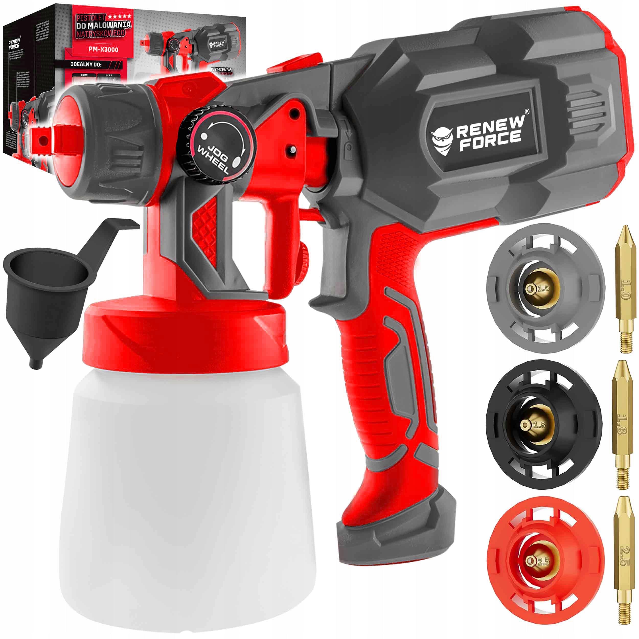 PAINT GUN 1200ml ELECTRIC POWER UNIT WALL PAINTING REGUL