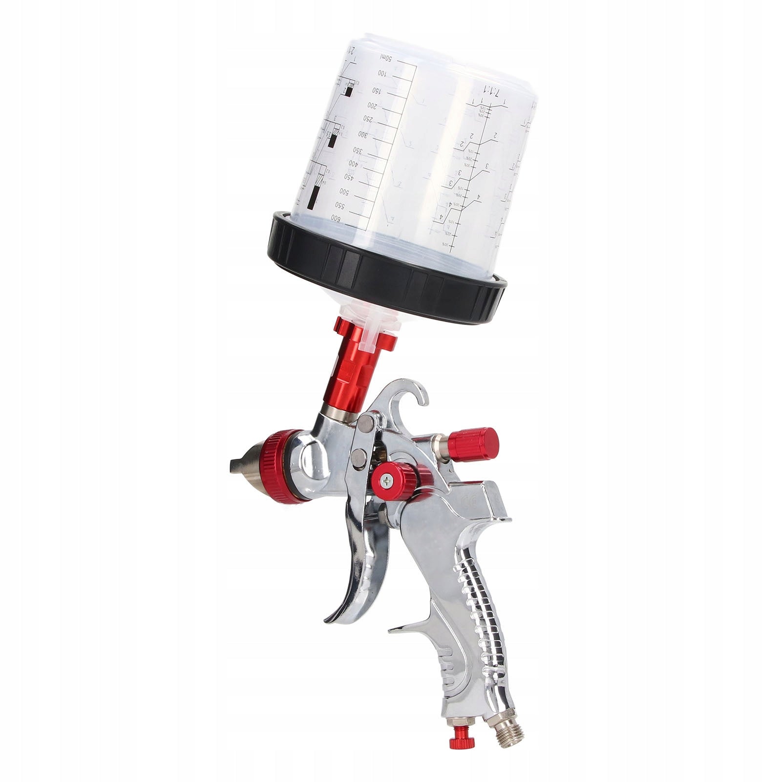 PAINT GUN + NOZZLE x3 PNEUMATIC PRESSURE Manufacturer code 1011220343911