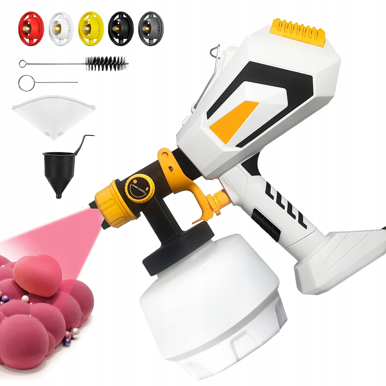 PAINT GUN WALL PAINTING UNIT 5NOZZLES 100 DIN SET DEKO