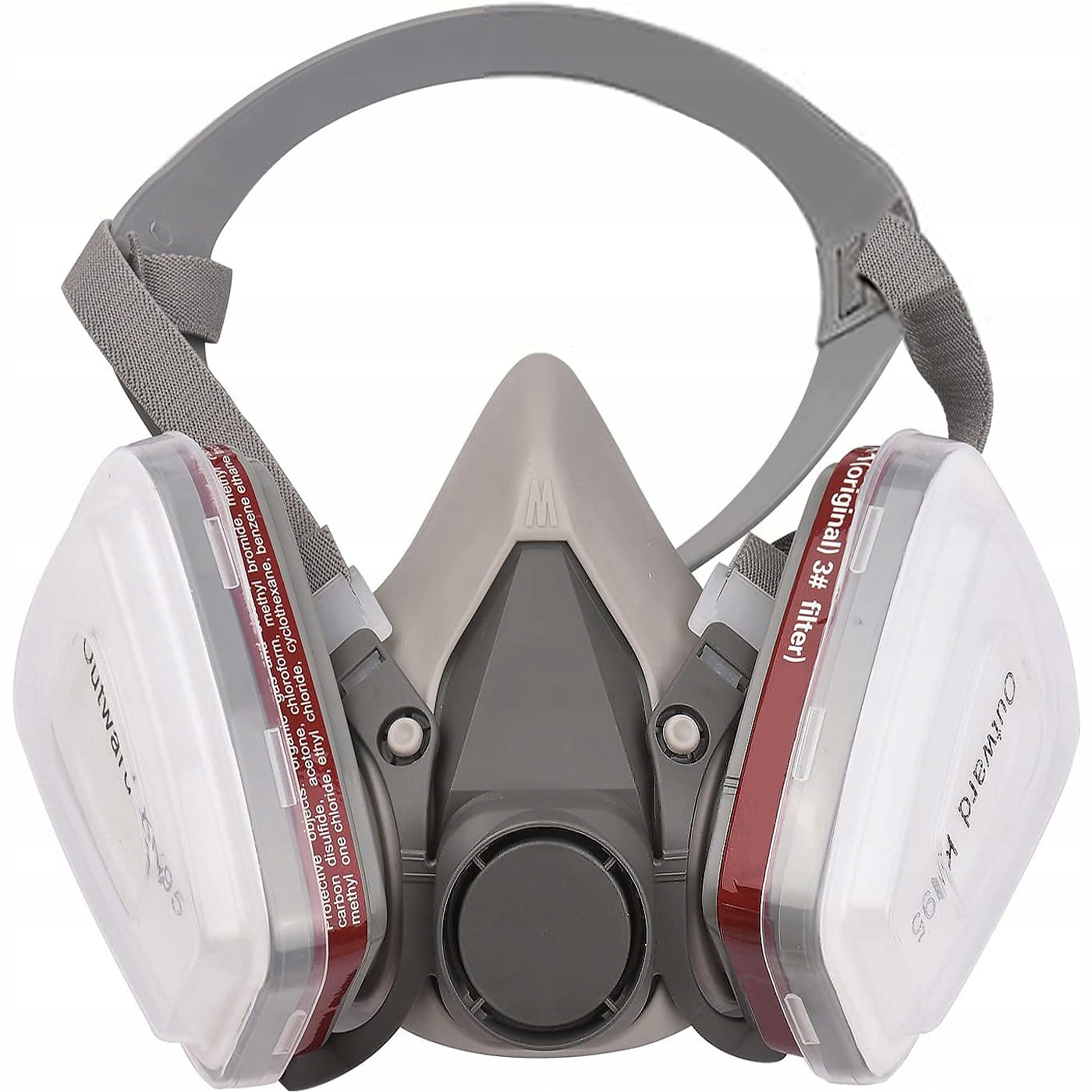 PAINT MASK 4100 + 2x CARBON CARTRIDGES + 12x FILTERS + GLASSES Koanni Packaging status original