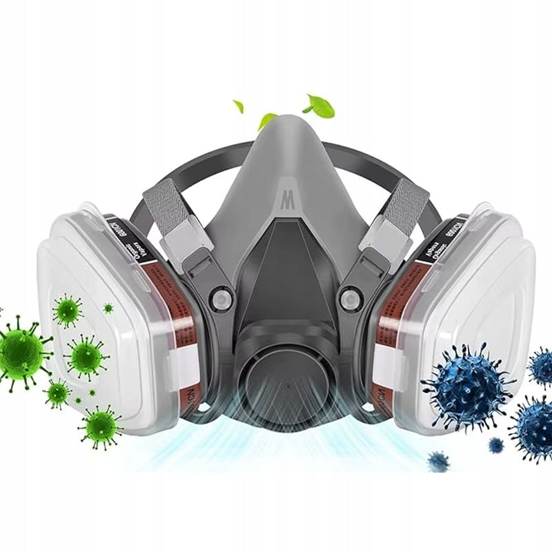 PAINT MASK HALF MASK PROTECTIVE DUST 6200 SET FILTERS CARTRIDGES Manufacturer code Półmaska ochronna