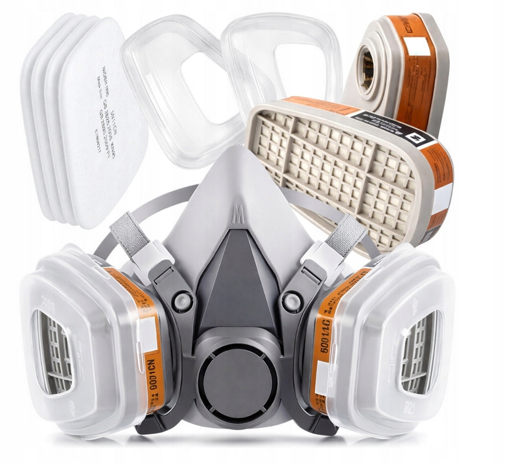 PAINT MASK HALF MASK PROTECTIVE DUST FILTERS CARTRIDGES FILTERS