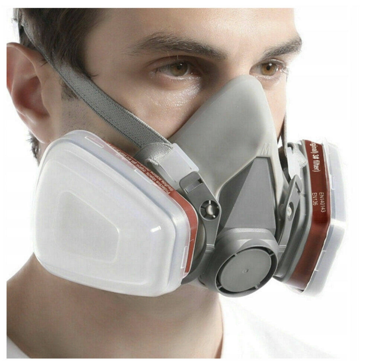 PAINT MASKS HALF MASK 6200 SET ACTIVATED CARBON