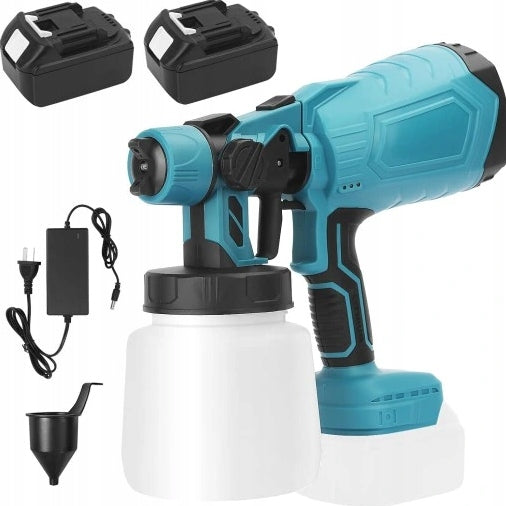 PAINT SPRAY GUN 21V CORDLESS + 2 X BATTERY Packaging status original