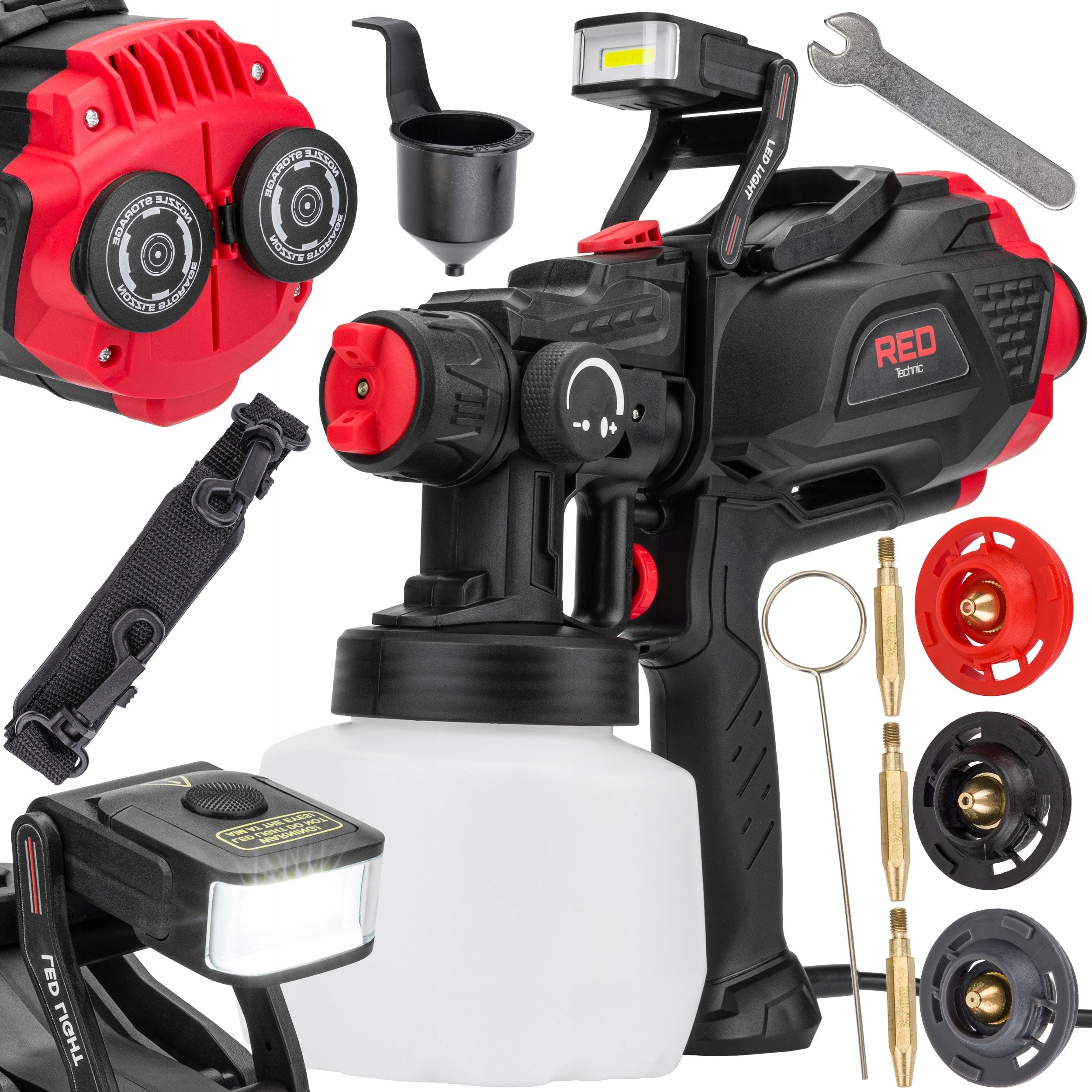 PAINT SPRAYER ELECTRIC GUN FOR WALL PAINTING 3 NOZZLES 650W 80DIN