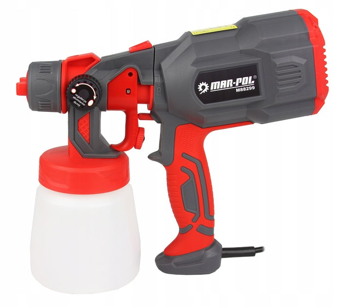 PAINTING AGGREGATE electric gun for painting walls 3 NOZZLES GLASSES Brand Mar-Pol