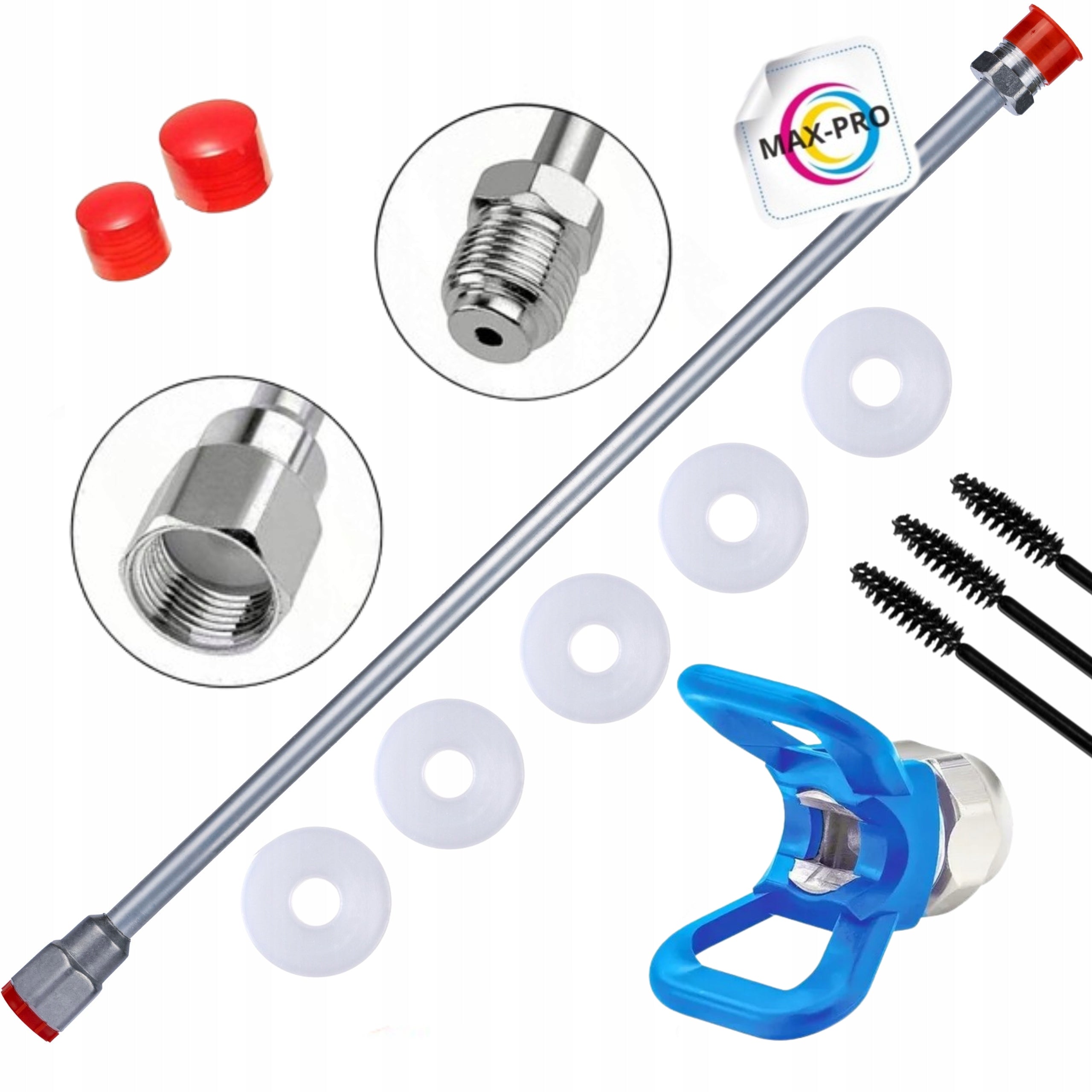 PAINTING EXTENSION 50CM + NOZZLE COVER REVERSE RAC X FOR GRACO AIRLESSCO EAN (GTIN) 5905309220188