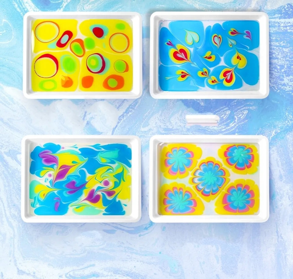 PAINTING ON WATER MAGICAL CREATIVE SET OF 6 COLORS FOR CHILDREN A5 DIY Brand DDOO