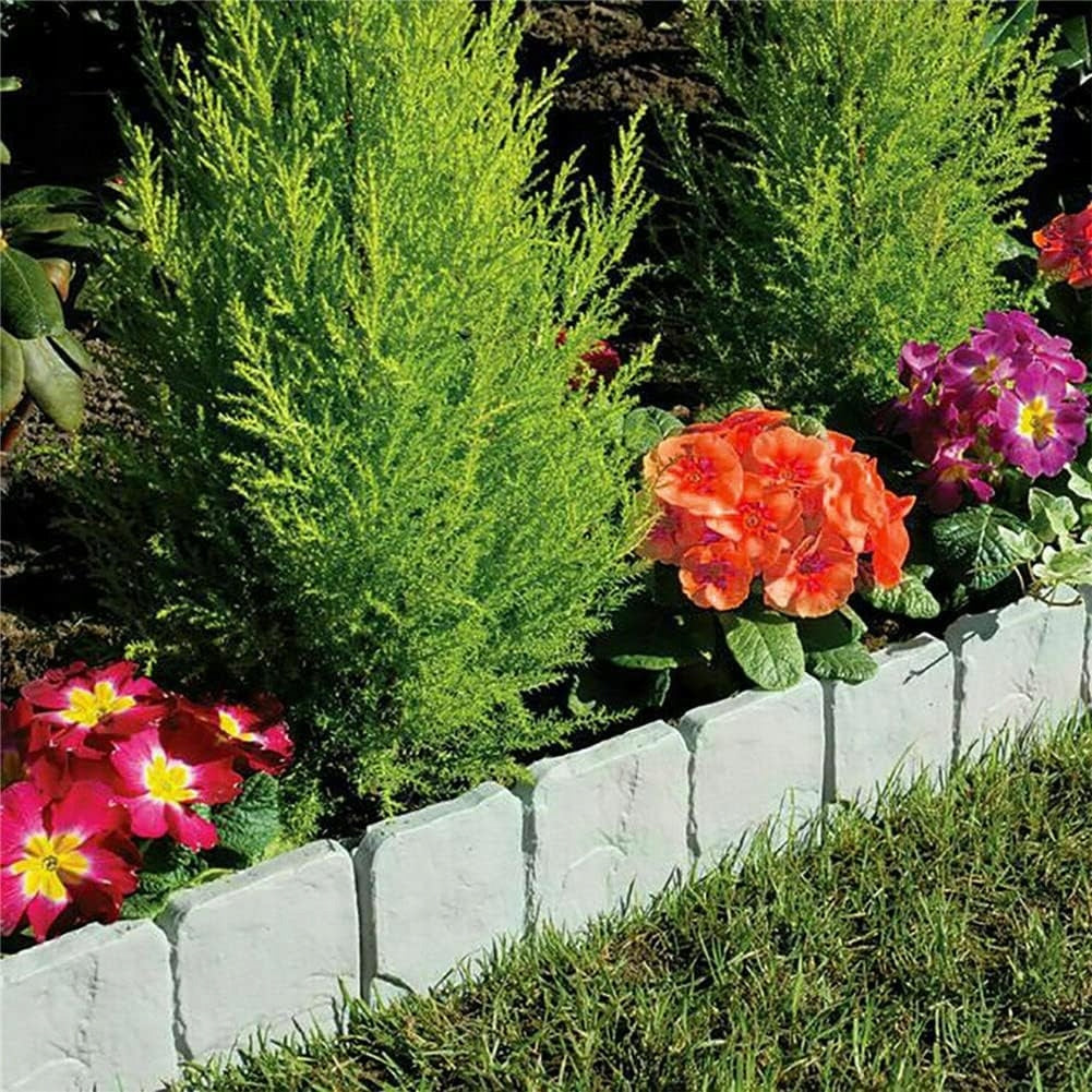 PALISADE LAWN EDGING IN GREY LENGTH 10 METERS 40 pcs Manufacturer no brand