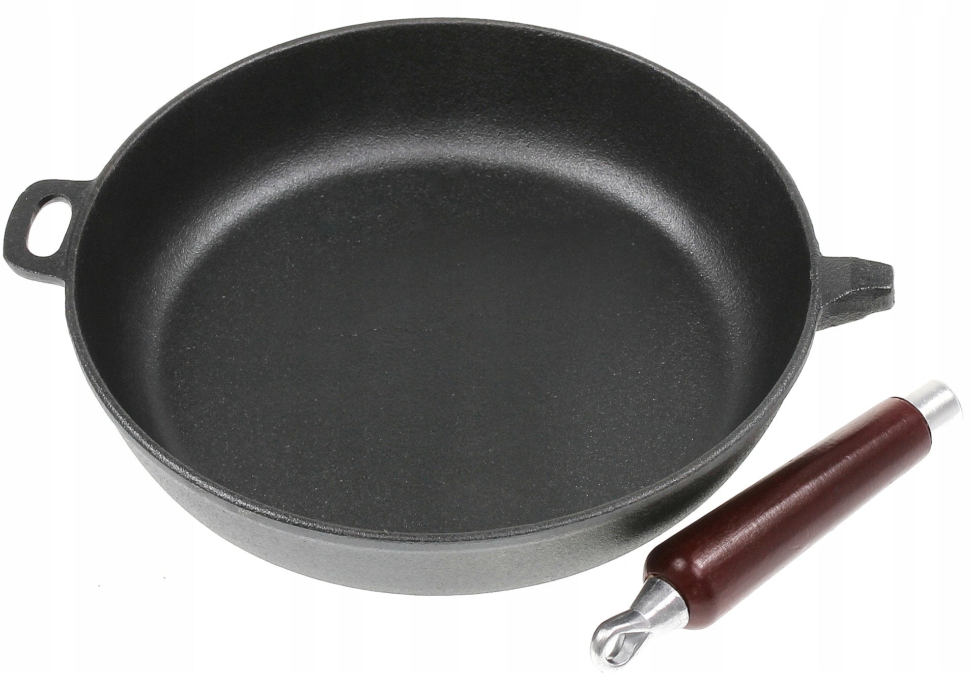 PAN 24 cm Cast Iron Deep Heavy INDUCTION GAS Brand Krisberg