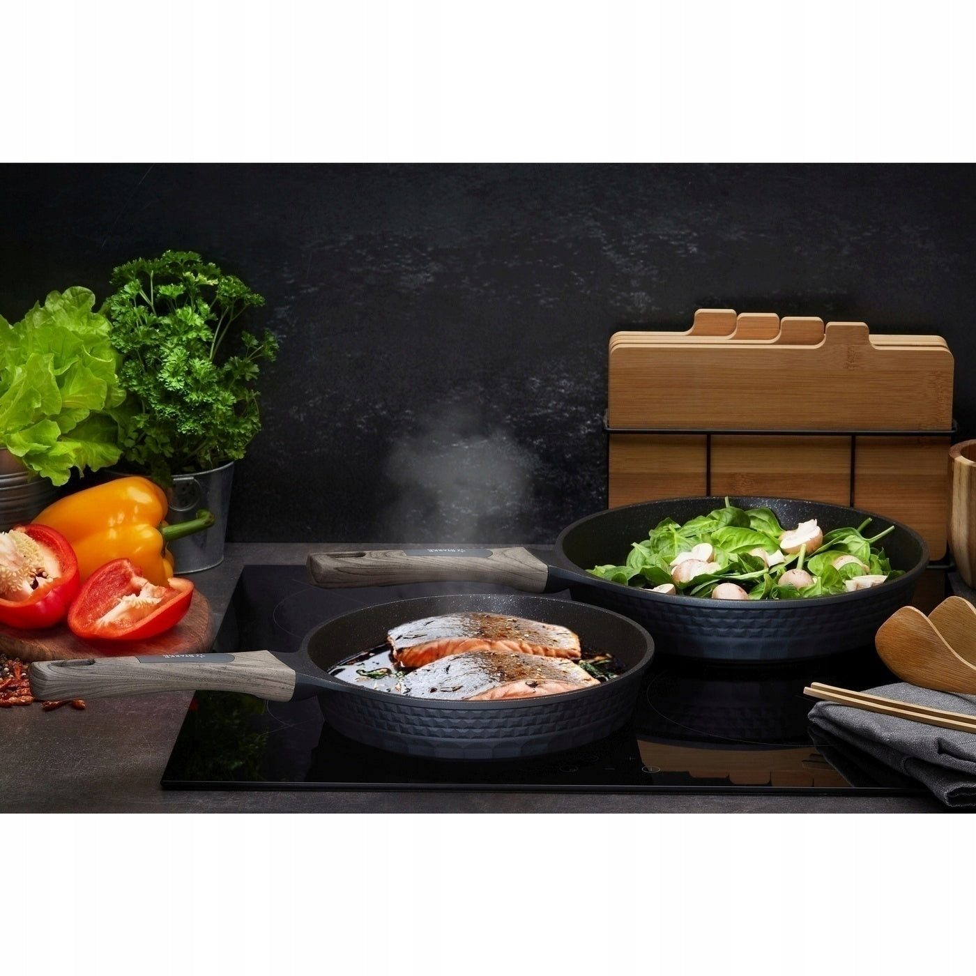 PAN Deep INDUCTION Marble LID Starke Pro Embossed 28 x 7,5 Brand Starke Pro