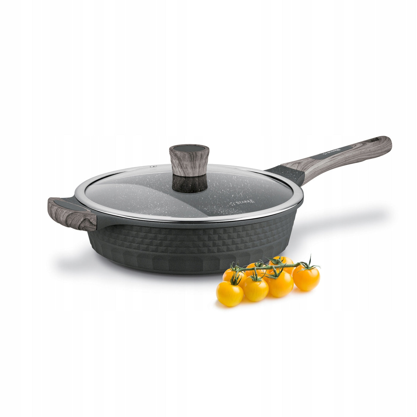 PAN Deep INDUCTION Marble LID Starke Pro Embossed 28 x 7,5