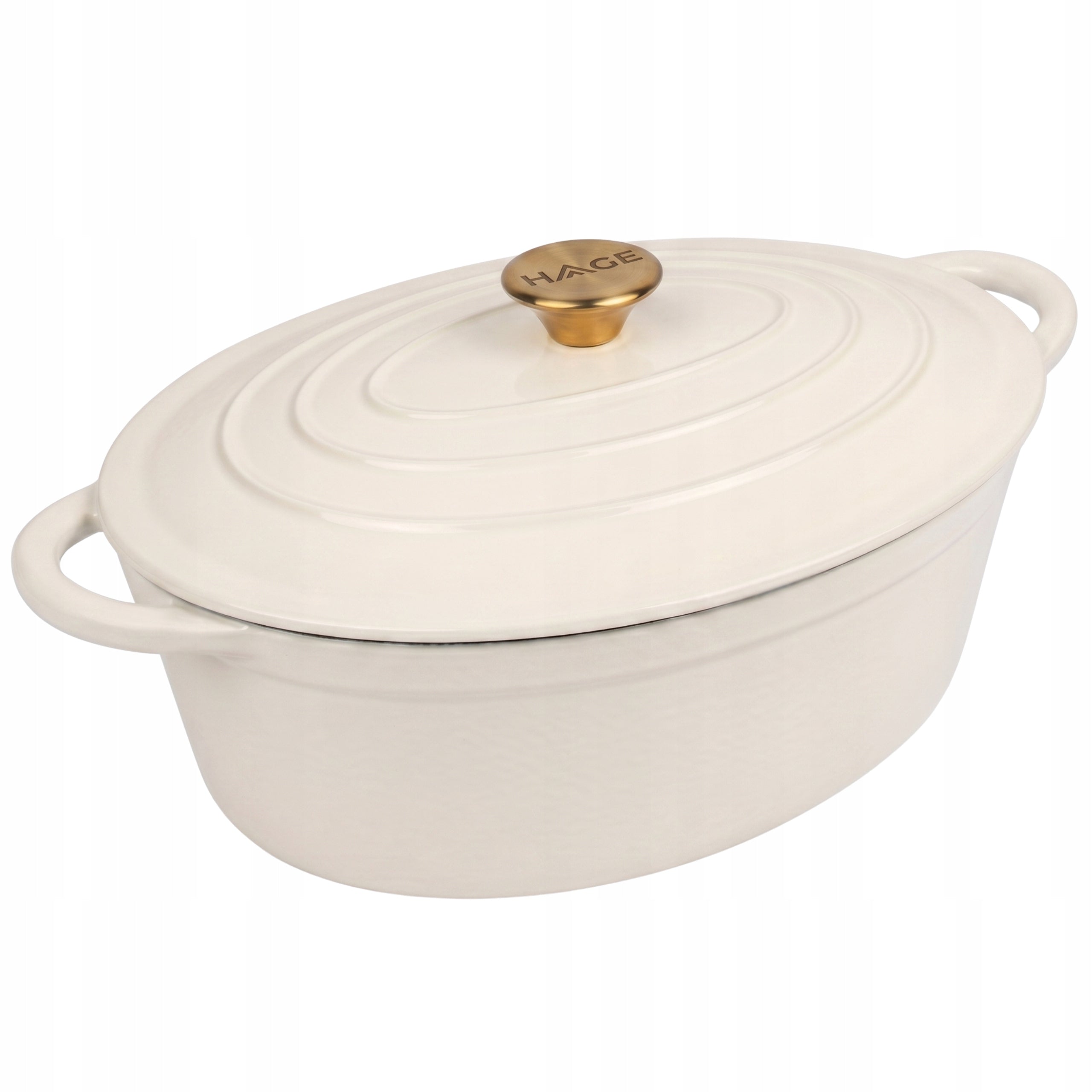 PAN GOOSEBERRY CAST IRON ENAMELLED LARGE INDUCTION GAS OVEN POT 6L Packaging status original