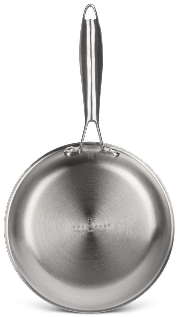 PAN HIGH STEEL HEAVY CLEAN STEEL 20CM INDUCTION GAS EDENBERG Packaging status original