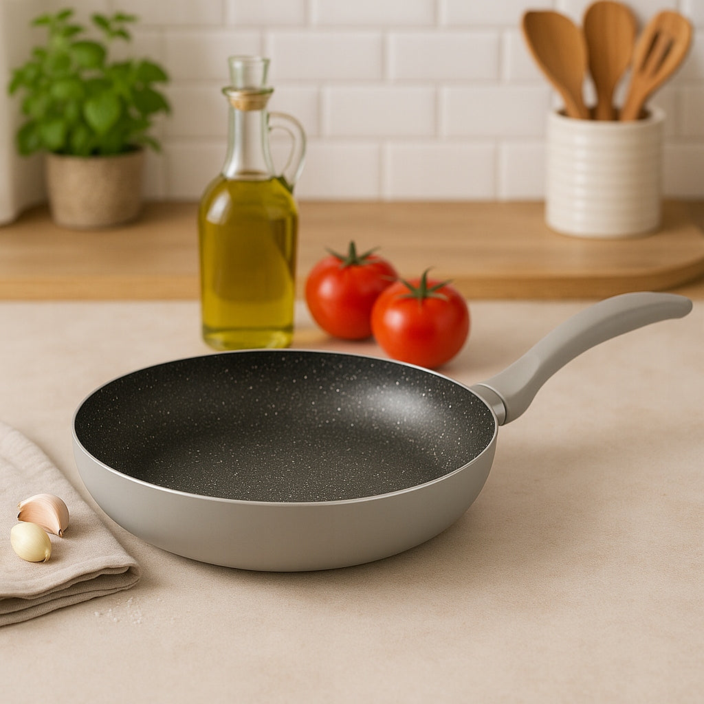 PAN INDUCTION GAS PAN 20 cm GRANITE PAN FOR FRYING EGGS Brand Karl Hausmann