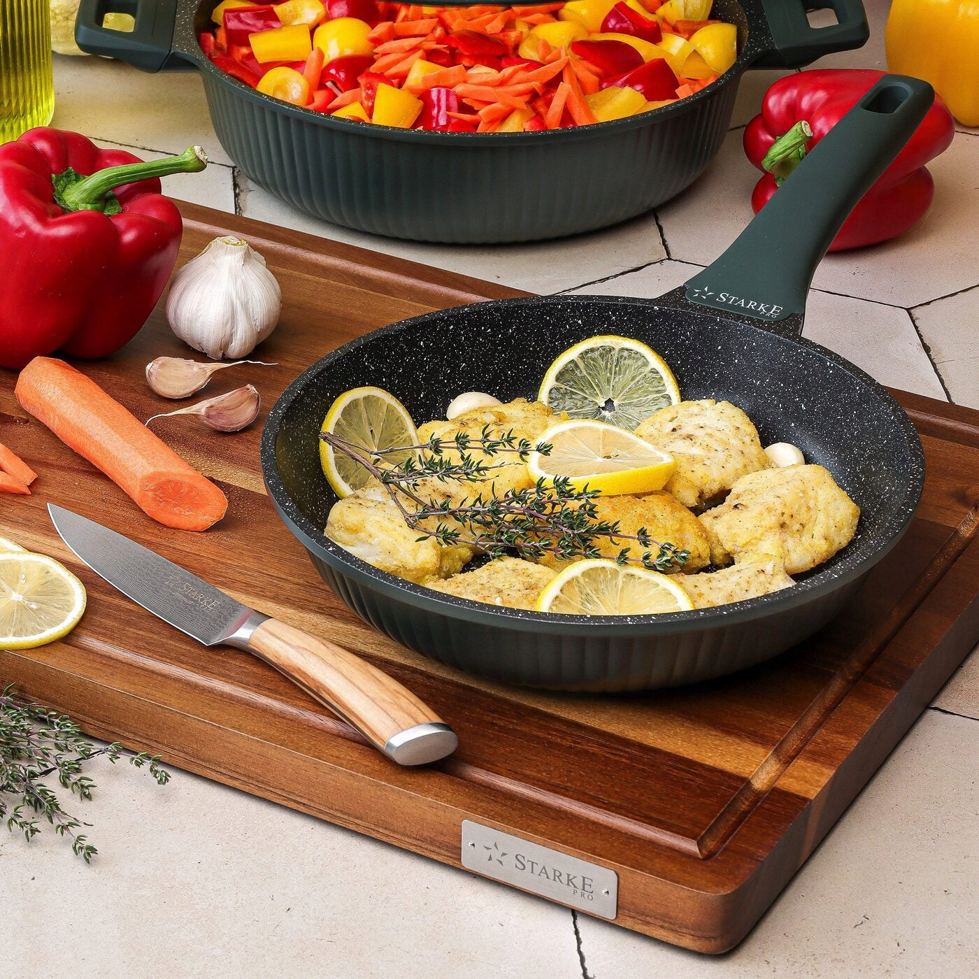 PAN INDUCTION Marble Non-stick Starke Pro Eridan 28 cm Brand Starke Pro